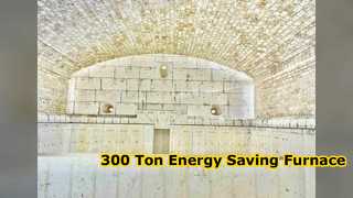 Solução de economia de energia para forno de vidro de sílex de 300 toneladas