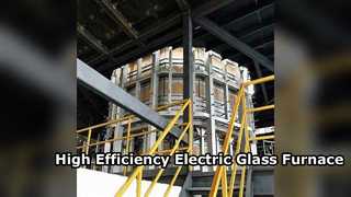 Forno de vidro totalmente elétrico 60 TPD para borosilicato e vidro especial