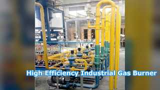 Queimador de gás industrial de alta eficiência para fornos de vidro