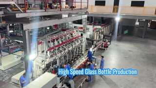 Máquina automática para fabricar garrafas de seção individual, recipiente de vidro, linha de formação para vidro diário
