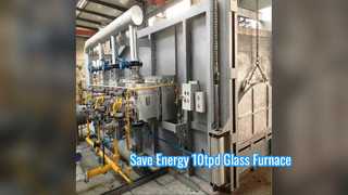 Solução de vidro de sílex com economia de energia para forno recuperativo 10tpd