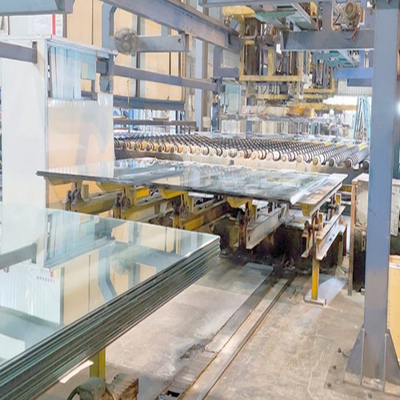 comprar 30TPD 0,8mm Máquina de fabricação de vidro de chapa 380V Linha de produção de vidro de chapa online manufacture