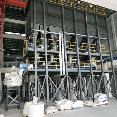 comprar 40tpd Torre Tipo Glass Batch Plant Semi-automático Batch House para a indústria do vidro online manufacture