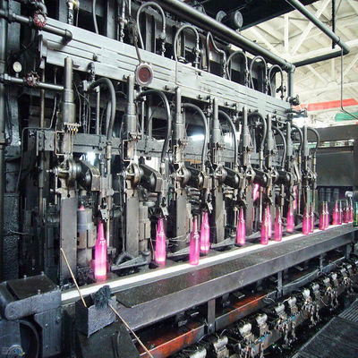 comprar Linha de produção de vidro para garrafas de âmbar Máquinas de moldagem de vidro para garrafas de 380 V online manufacture