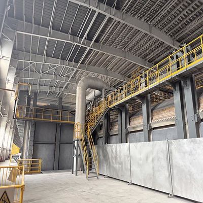 comprar 120Tpd Material refratário Forno de fusão de vidro Formar líquido de vidro online manufacture
