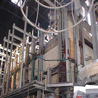 Comprar 50TPD Forno de vidro industrial de poupança de energia com materiais refratários para fusão de vidro Fabricação em linha