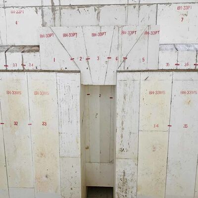comprar 60TPD Forno de fundição de vidro de tijolo refratário online manufacture