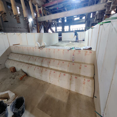 Comprar Projeto EPC completo de forno de fusão de vidro - Revestimento refratário personalizado Fabricação em linha