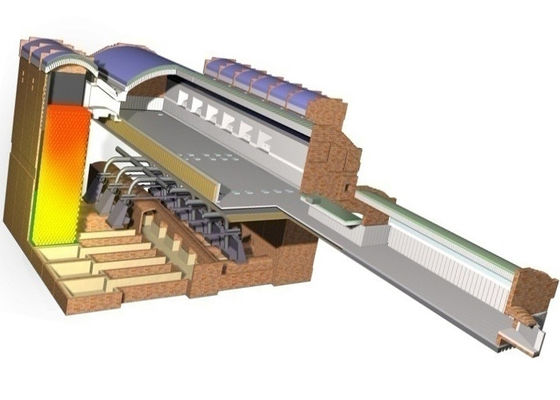 comprar Fornalha ateada fogo cruz de derretimento de vidro do óleo pesado 250TPD online manufacture