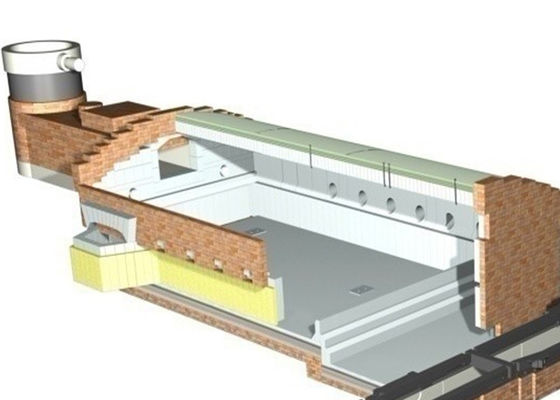 comprar Forno de combustão cruzada de 50 Hz Forno de fusão de vidro a gás natural online manufacture